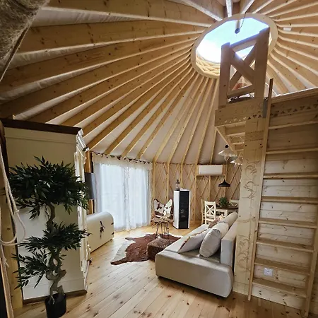 Jurta Na Wypasie - Luksusowy Namiot Z Widokiem Na Gory - Jacuzzi, Sauna, Split Ac, Private, Star View *