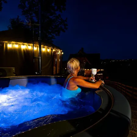 Luxusowa Jurta Z Widokiem Na Gory - Jacuzzi, Sauna, Split Ac, Private, Star View *