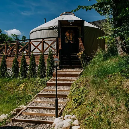 Dom wakacyjny Luxusowa Jurta Z Widokiem Na Gory - Jacuzzi, Sauna, Split Ac, Private, Star View Zakopane