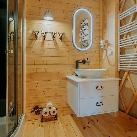 Dom wakacyjny Luxusowa Jurta Z Widokiem Na Gory - Jacuzzi, Sauna, Split Ac, Private, Star View Zakopane