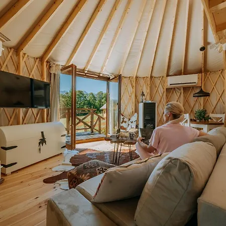 Prázdninový dům Luxusowa Jurta Z Widokiem Na Gory - Jacuzzi, Sauna, Split Ac, Private, Star View *