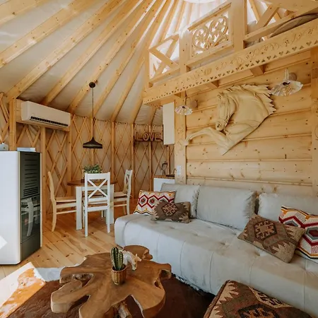 Luxusowa Jurta Z Widokiem Na Gory - Jacuzzi, Sauna, Split Ac, Private, Star View