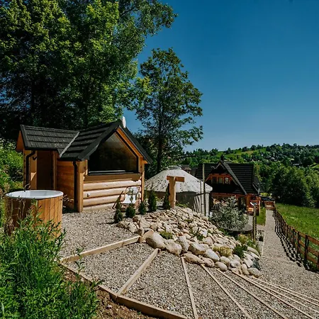 Dom wakacyjny Luxusowa Jurta Z Widokiem Na Gory - Jacuzzi, Sauna, Split Ac, Private, Star View Zakopane